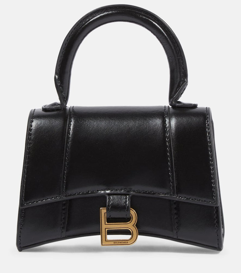 Balenciaga Hourglass Mini leather crossbody bag