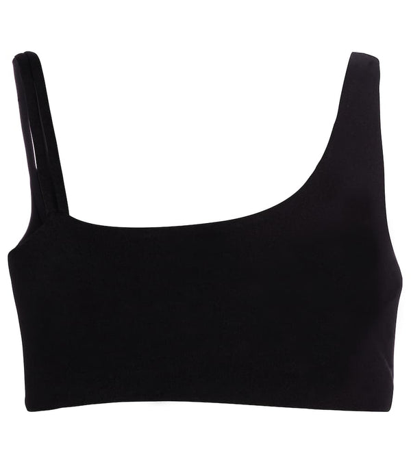 Live The Process Crescent asymmetric sports bra