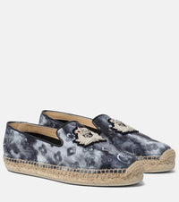 Christian Louboutin Nanou Orlato Denim Espadrilles Blue