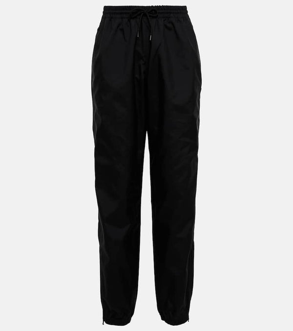 Wardrobe.NYC Zip-cuff high-rise sweatpants