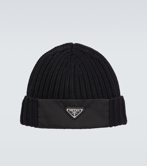 Prada Wool and Re-Nylon gabardine hat