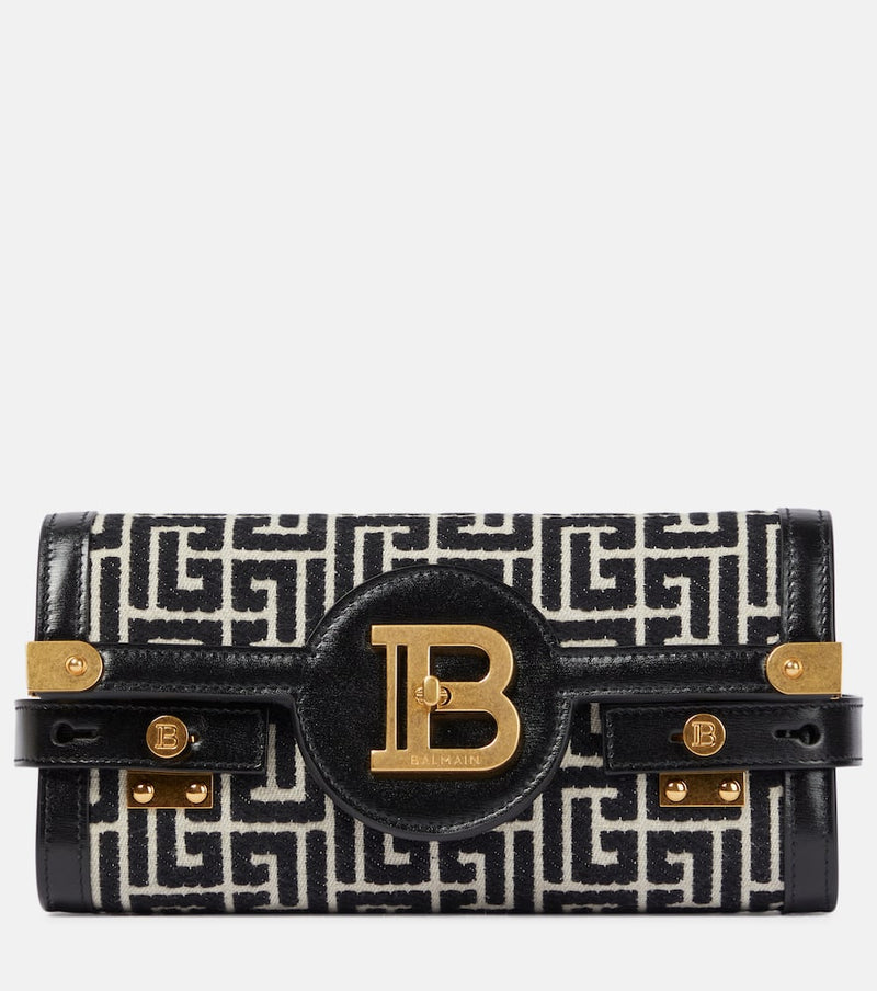 Balmain B-Buzz 23 Small jacquard crossbody bag