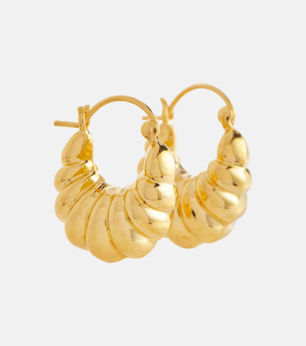 Sophie Buhai Shell 18kt gold vermeil hoop earrings