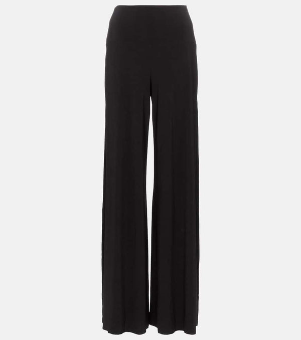 Norma Kamali Elephant jersey wide-leg pants