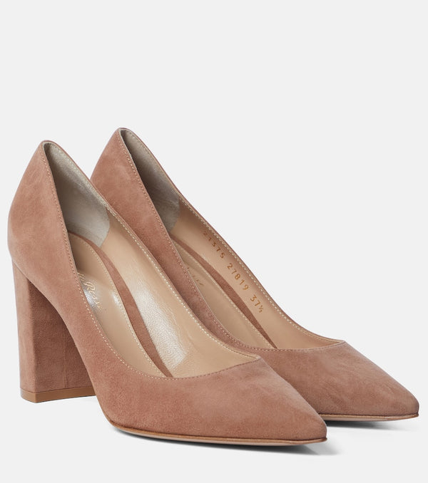 Gianvito Rossi Piper 85 suede pumps