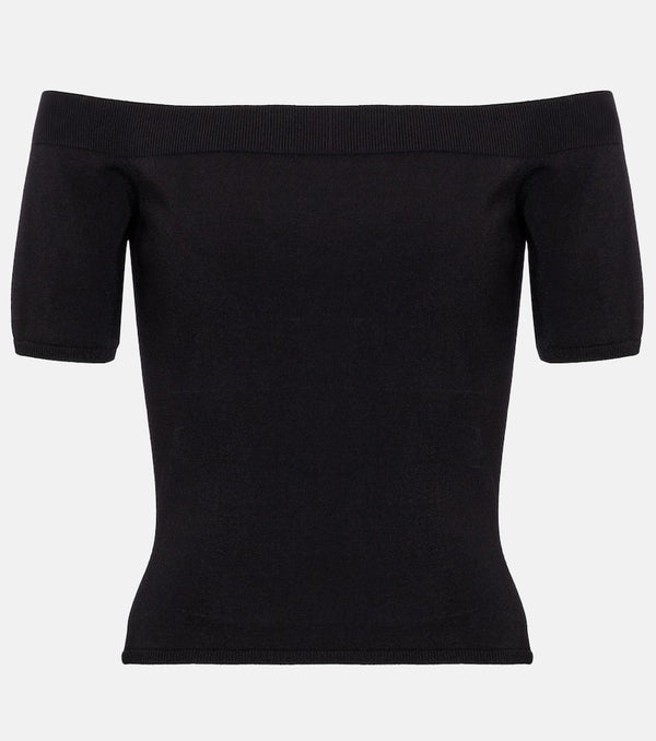 Alexander McQueen Off-shoulder top