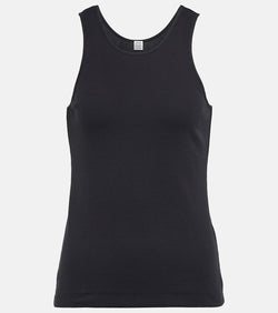 Toteme Ribbed-knit stretch-cotton tank top