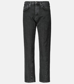 Toteme Mid-rise twisted-seam straight jeans