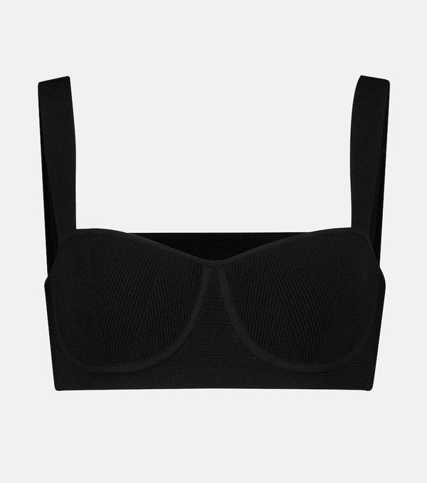 Galvan Nyx knit bralette