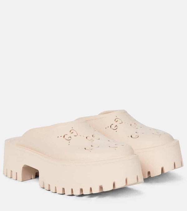 Gucci GG rubber clogs