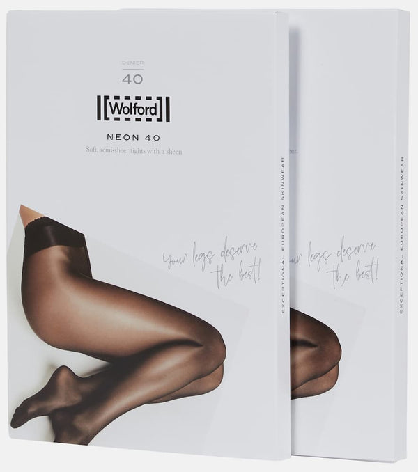 Wolford Neon 40 tights set