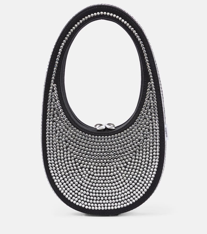 Coperni Swipe Mini embellished shoulder bag