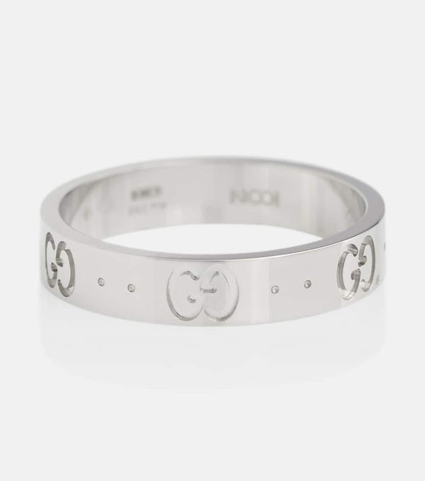 Gucci Icon 18kt white gold ring