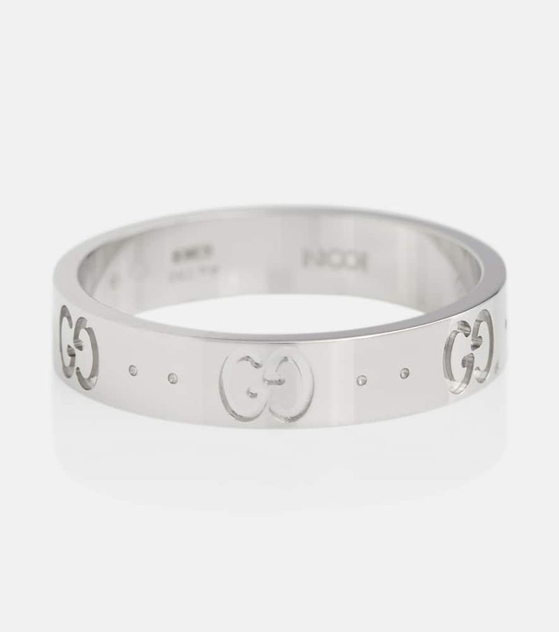 Gucci Icon 18kt white gold ring