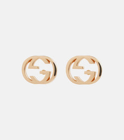 Gucci Interlocking G 18kt gold earrings