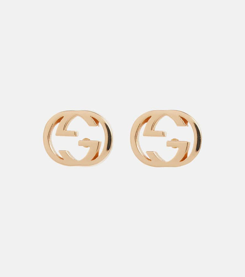 Gucci Interlocking G 18kt gold earrings