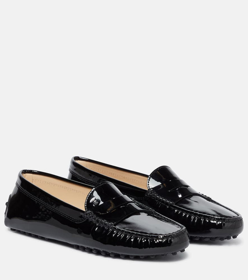 Tod's Gommino patent leather moccasins