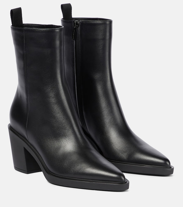 Gianvito Rossi Dylan leather ankle boots