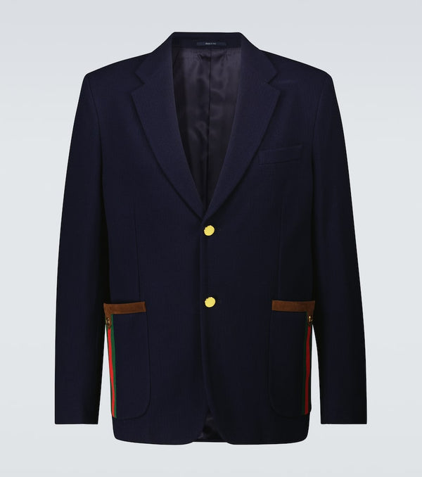 Gucci Single-breasted cotton blazer