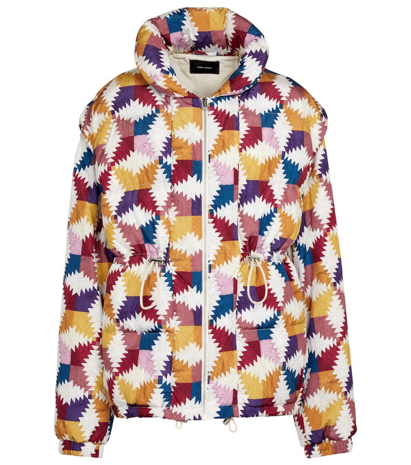 Isabel Marant Dalozia convertible printed puffer jacket