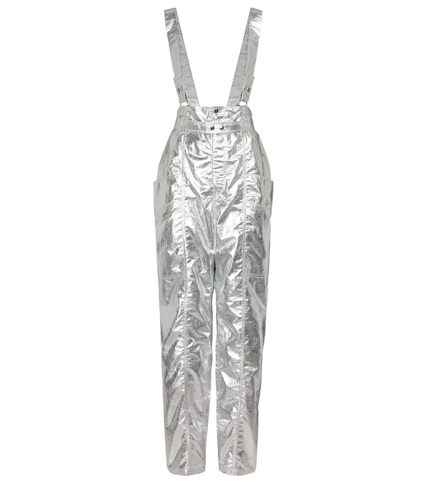 Isabel Marant Ceneklae metallic ski overalls