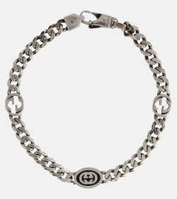 Gucci GG sterling silver chain-link bracelet