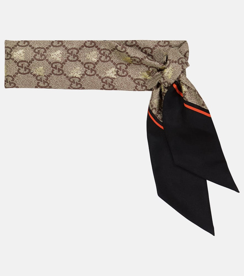 Gucci GG jacquard silk scarf