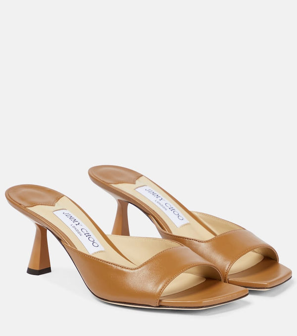 Jimmy Choo Zania 65 leather sandals