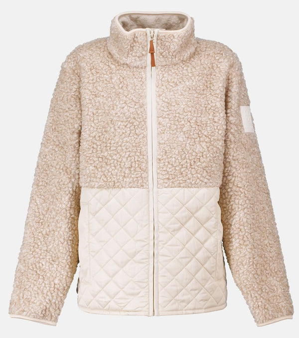 Tory Sport Quilted fleece jacket