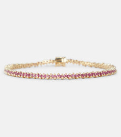 Suzanne Kalan 18kt yellow gold bracelet with sapphires