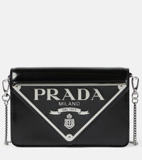 Prada Mini leather crossbody bag