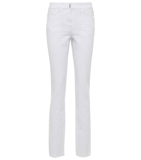 Givenchy 4G high-rise straight cotton pants