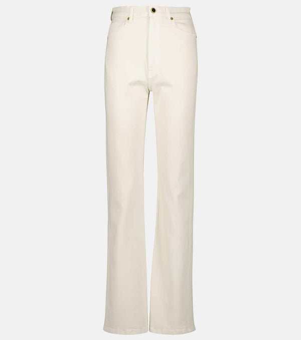 Khaite Danielle high-rise straight jeans