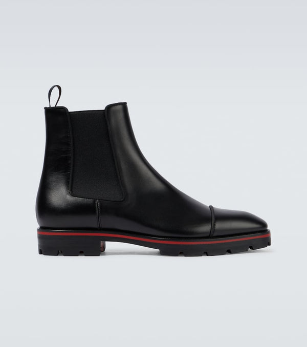 Christian Louboutin Melon leather Chelsea boots