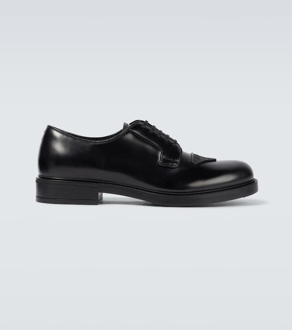 Prada Brushed leather Derby shoes