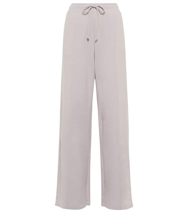 Velvet Cotton high-rise wide-leg pants