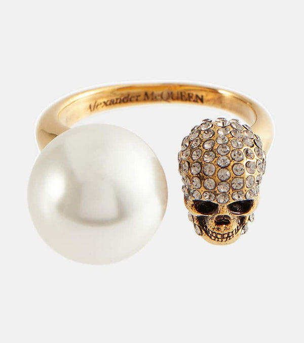 Alexander McQueen Skull embellished ring