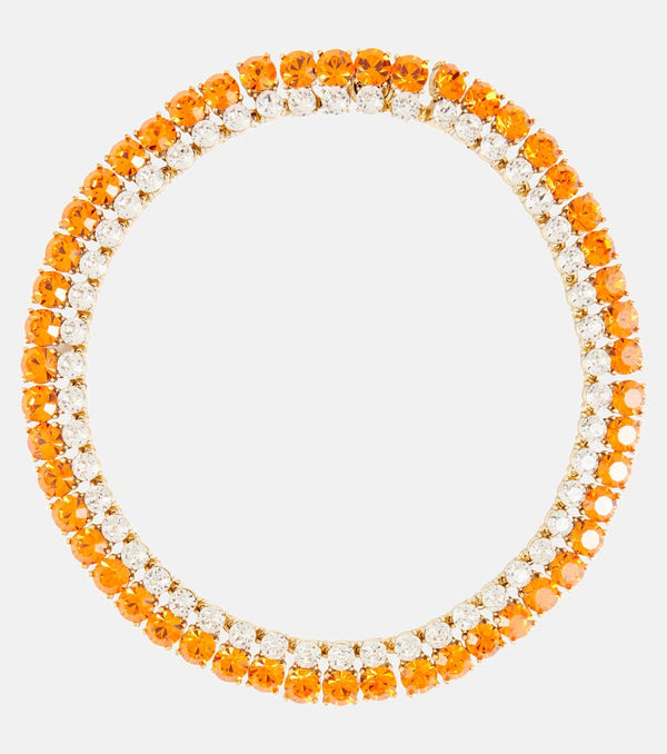 Oscar de la Renta Crystal-embellished choker