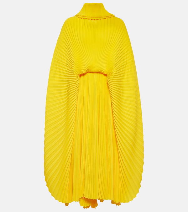 Balenciaga Pleated crêpe gown