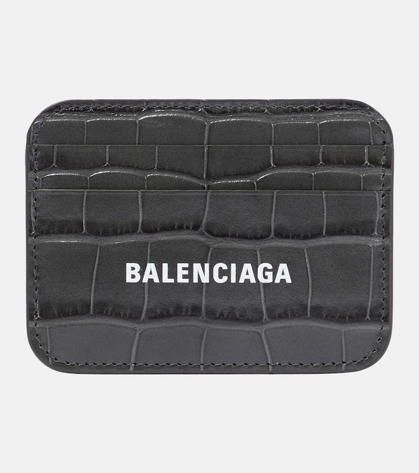 Balenciaga Cash leather card holder