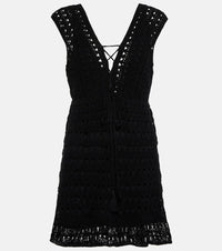 Anna Kosturova Jennifer crochet cotton minidress