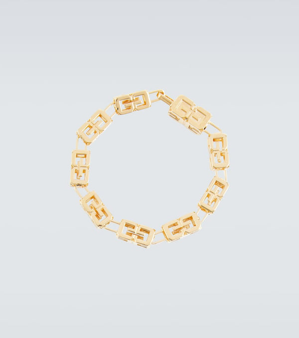 Givenchy G Cube gold tone bracelet