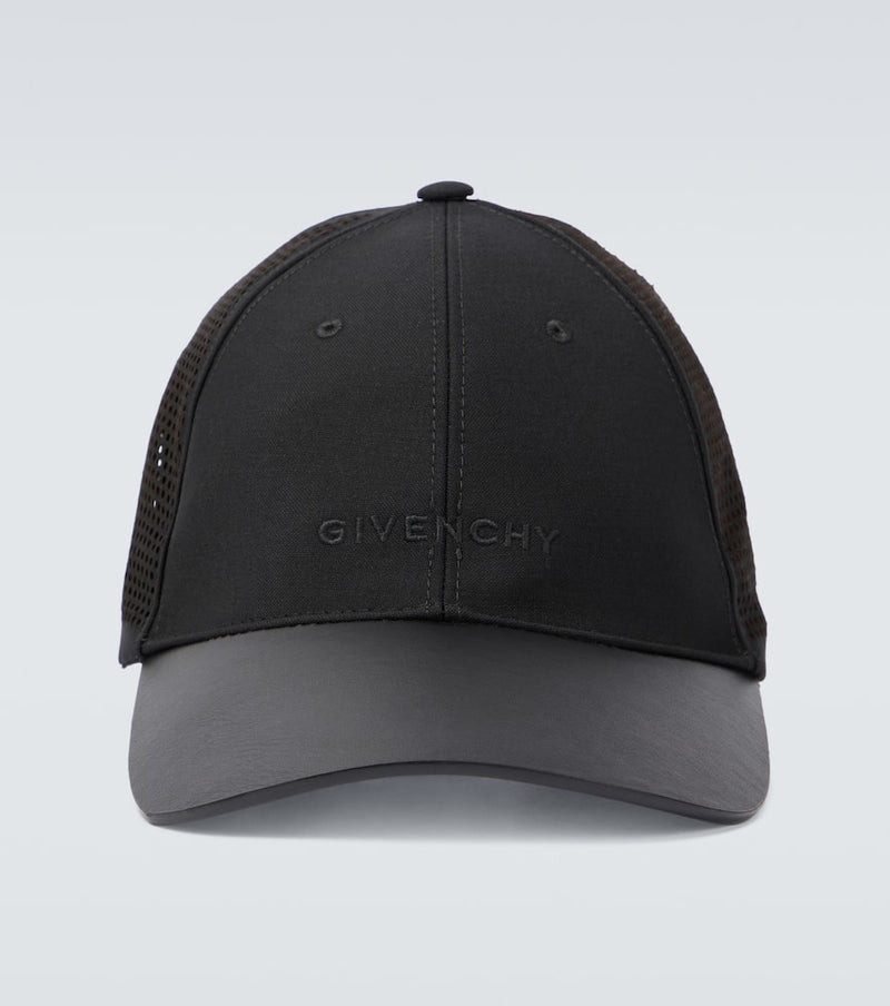 Givenchy Perforated wool baseball cap