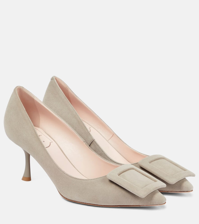 Roger Vivier Viv' In The City 65 suede pumps