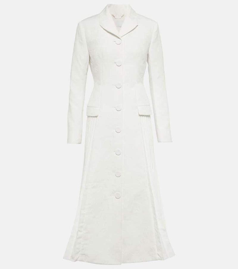 Erdem Bridal Calla cloqué coat