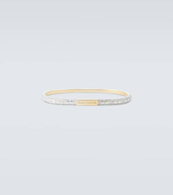 Maison Margiela Embossed two-tone bracelet