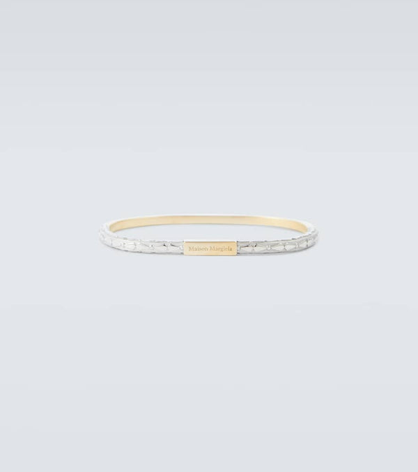 Maison Margiela Embossed two-tone bracelet