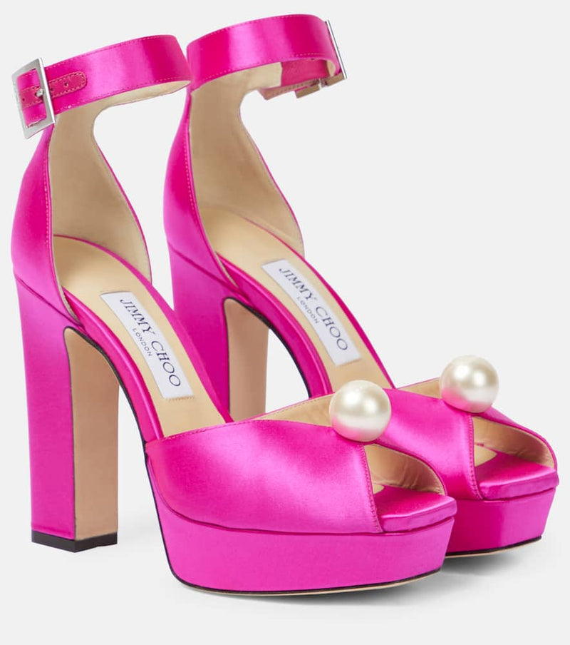 Jimmy Choo Socorie 120 satin sandals