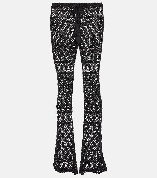 Anna Kosturova Bianca crocheted cotton pants