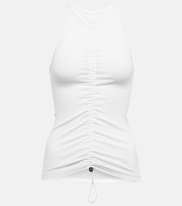 Dion Lee Drawstring ruched cotton jersey top